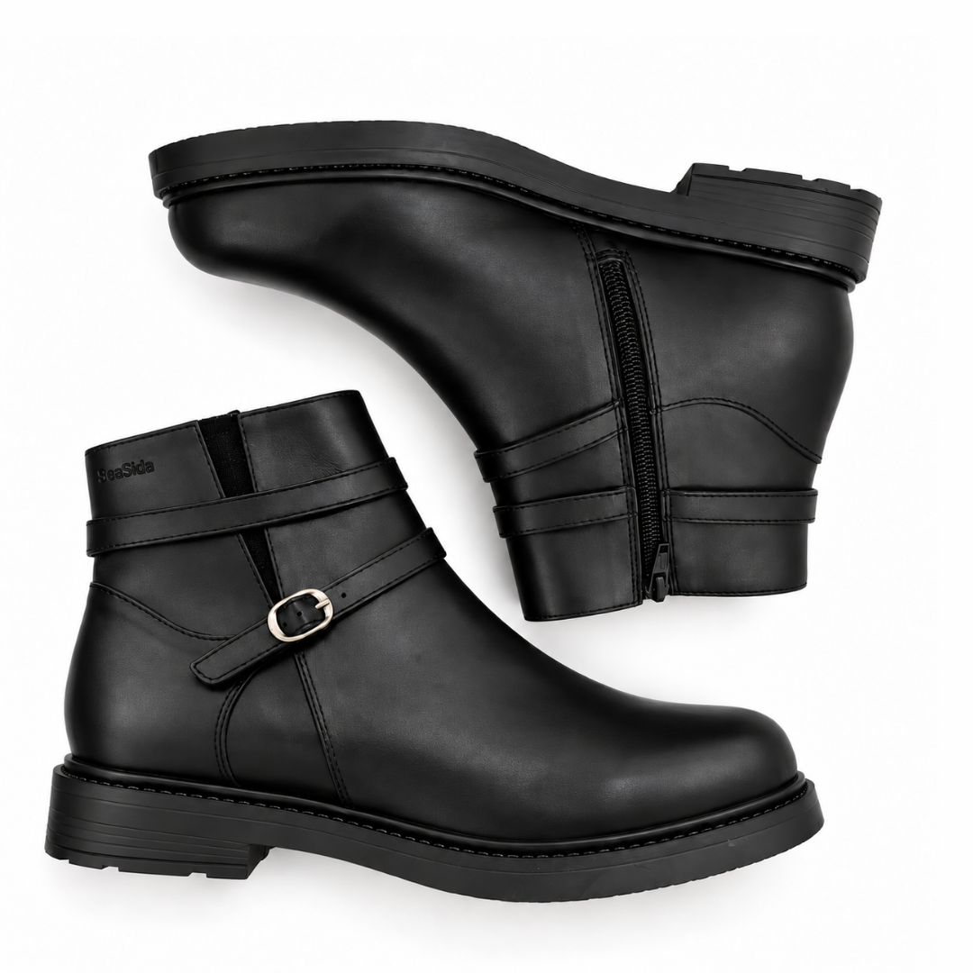  bottine cuir style simple