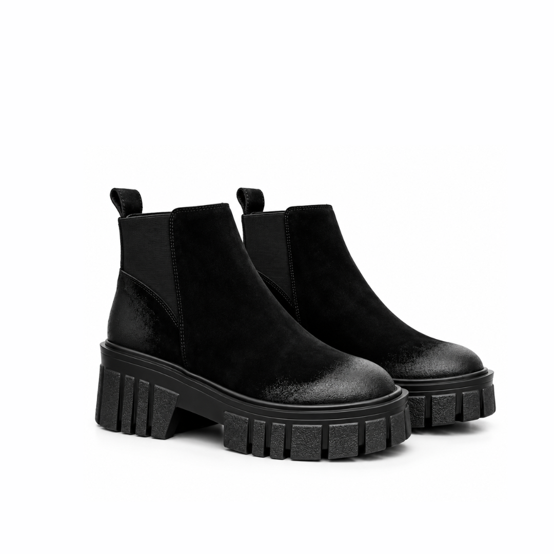 bottine cuir véritable femme