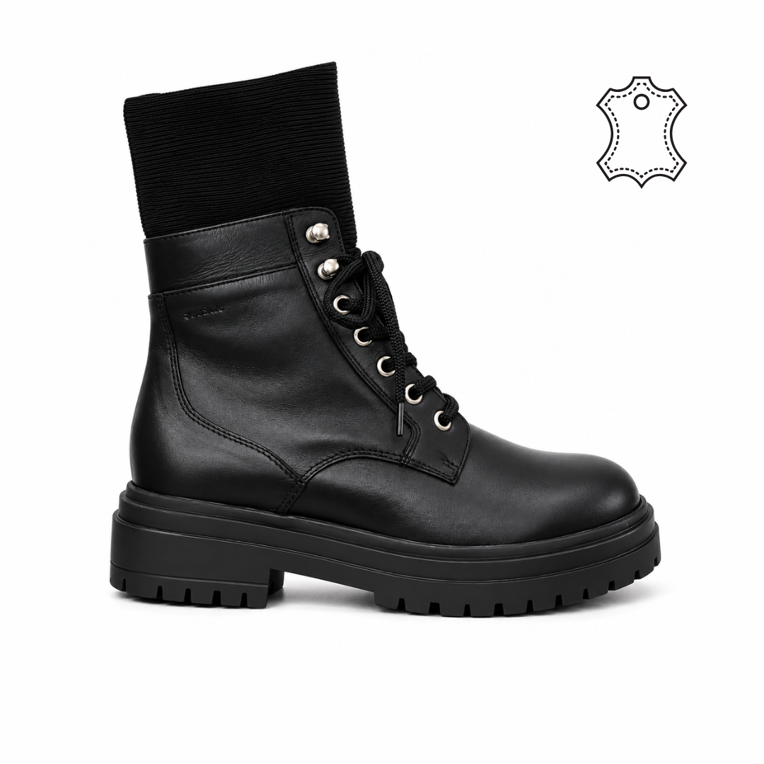 brodequin cuir chaussette