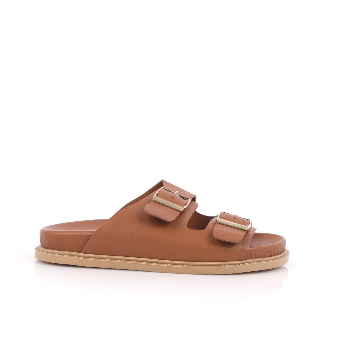 claquette cuir confort femme