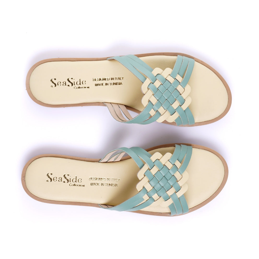 claquette pastel femme