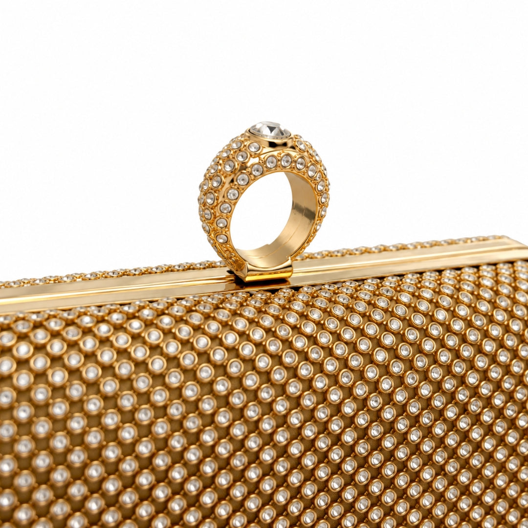 pochette dorée mariage
