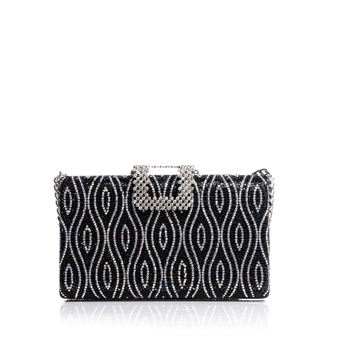 pochette soiree noir