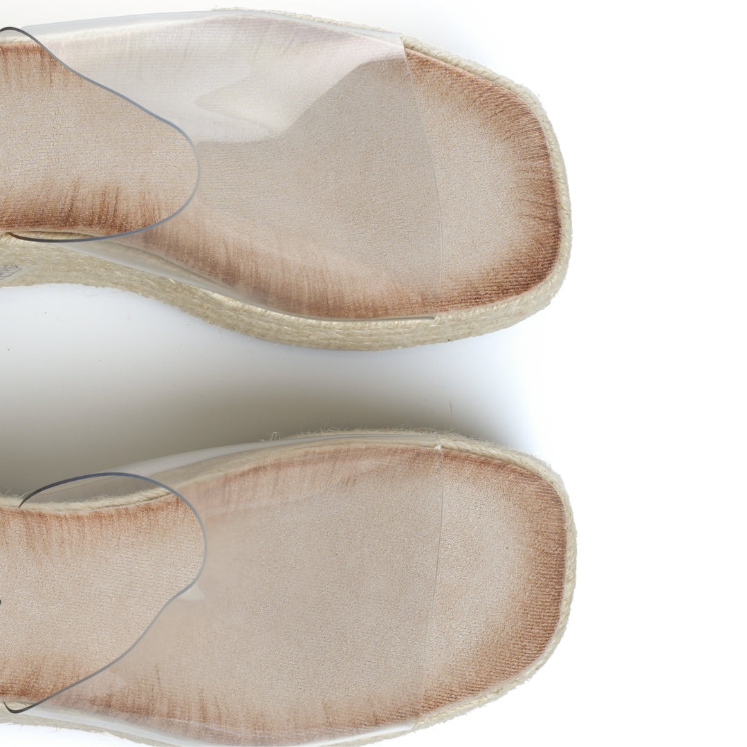 sabot plateforme transparent