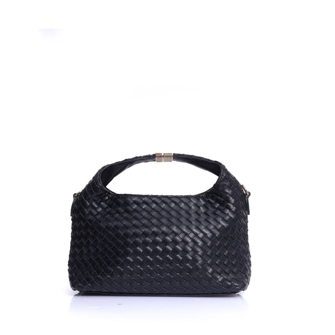sac tressé tendance noir