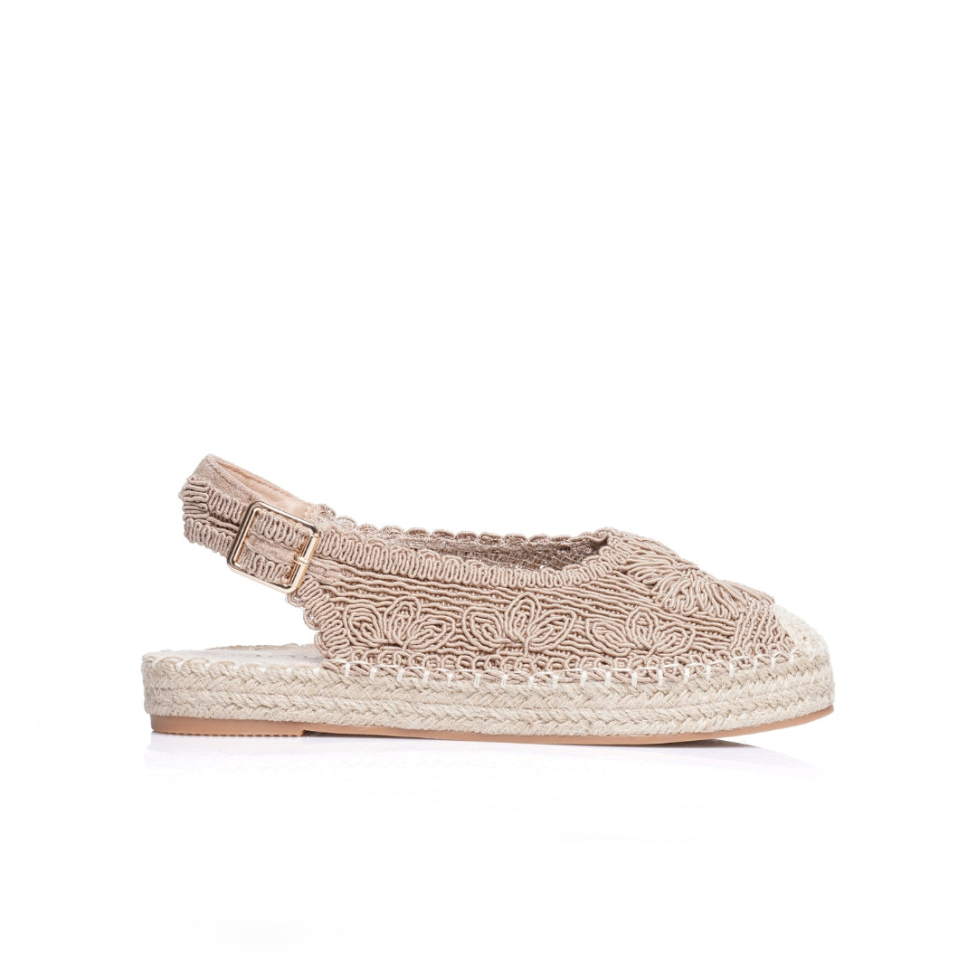 sandale halfa crochet femme beige confortable ete tunisie