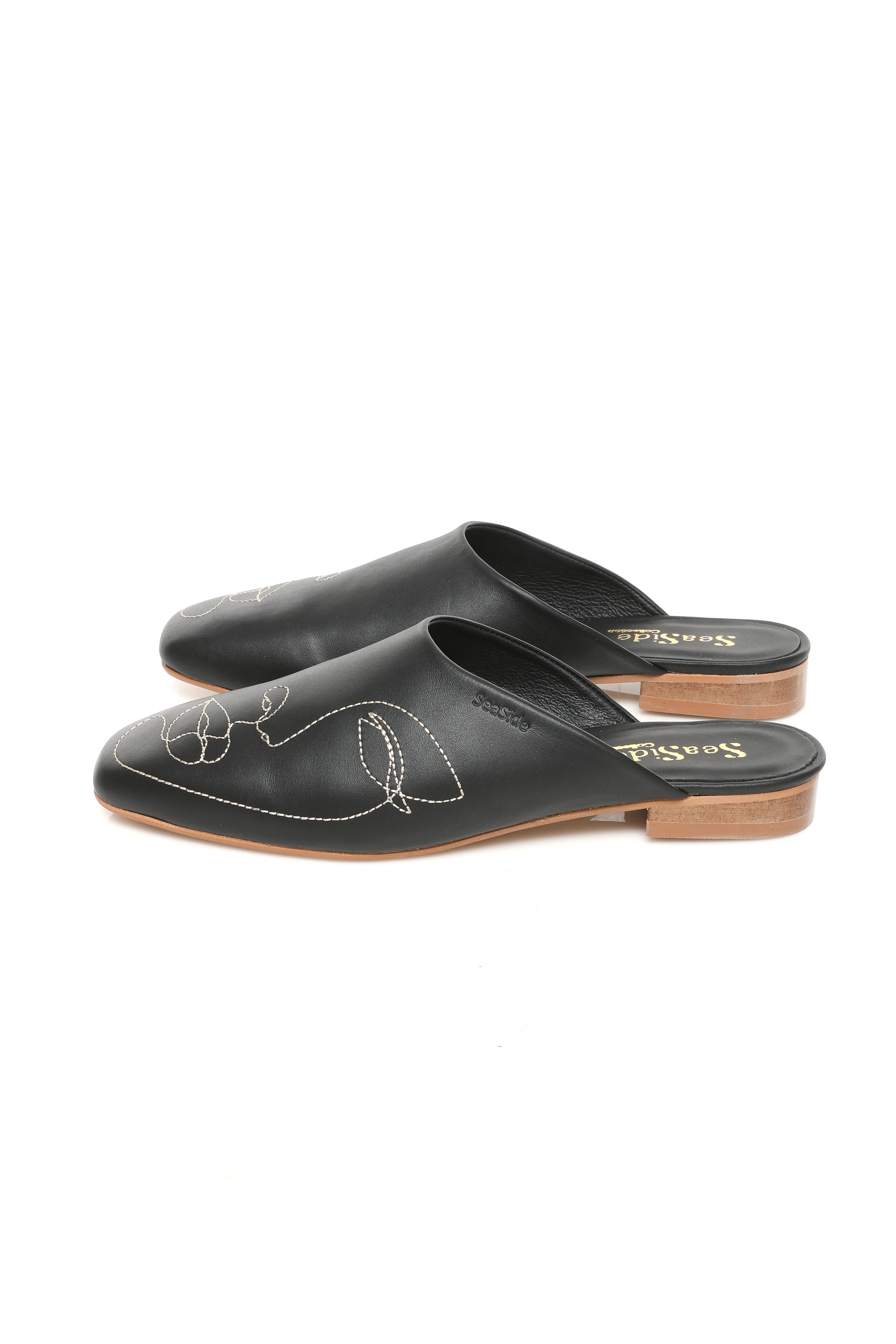 Mule Broderie Visage {𝐂𝐔𝐈𝐑} 69