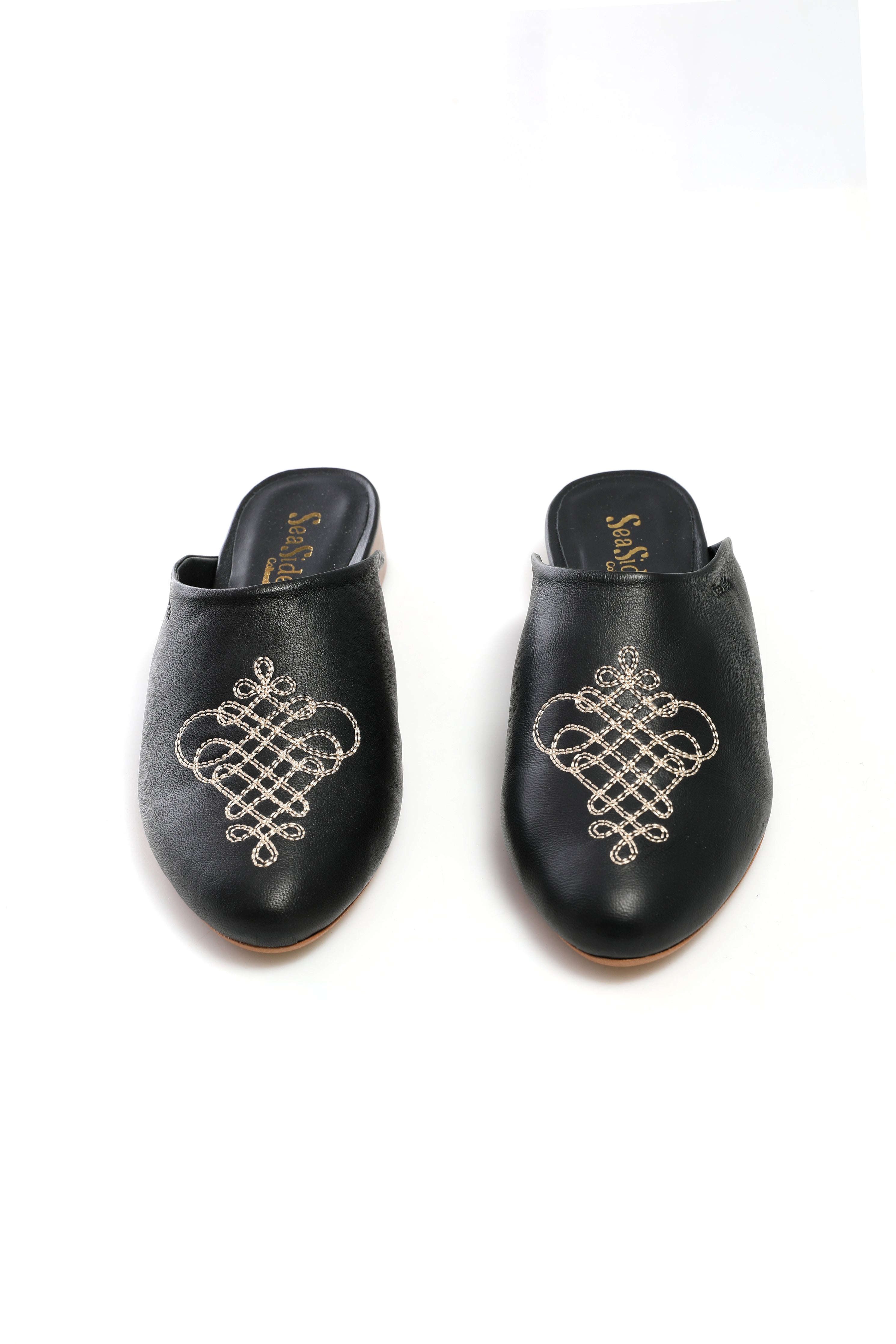 Mule Broderie Arabesque {𝐂𝐔𝐈𝐑} 67