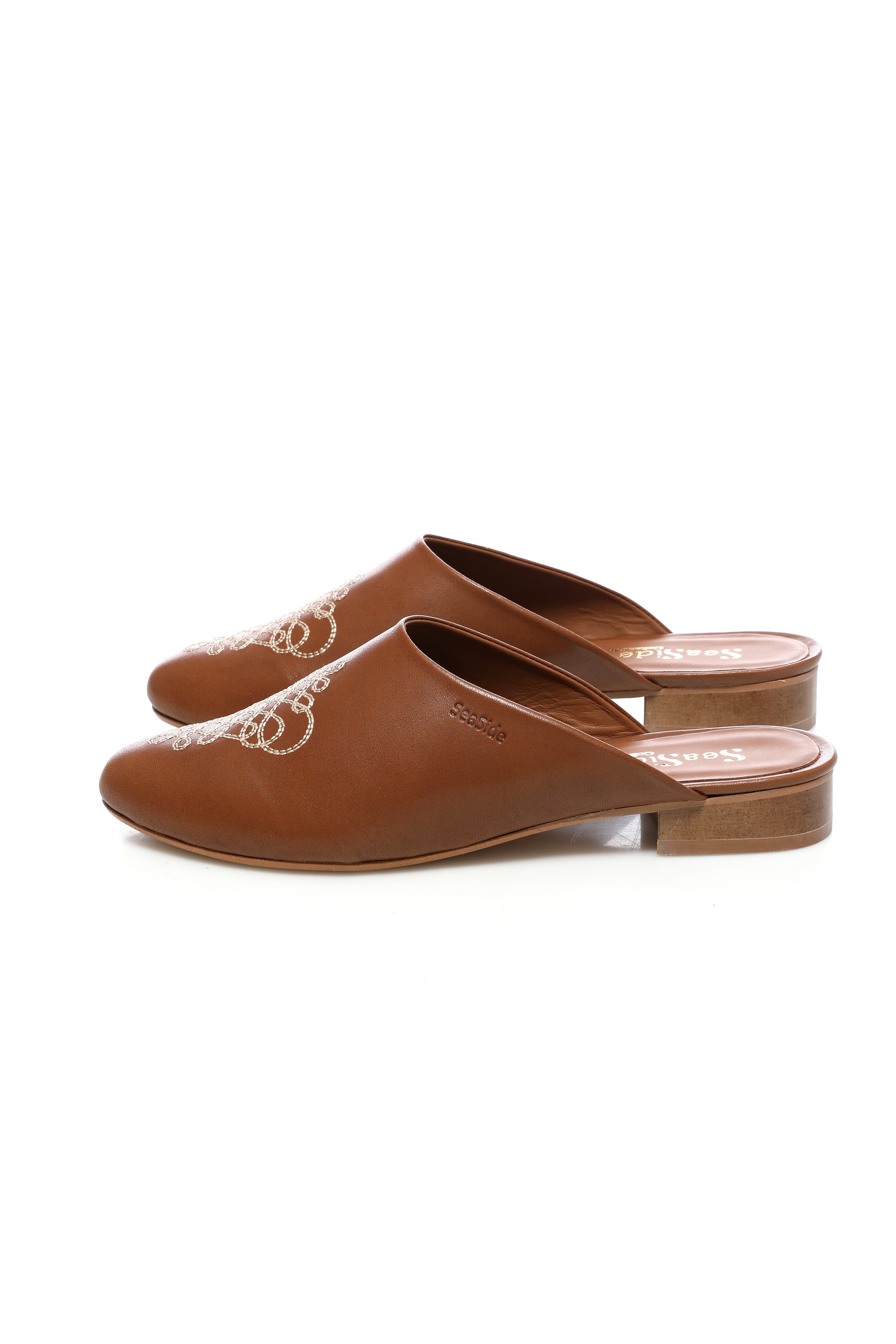 Mule Broderie Arabesque {𝐂𝐔𝐈𝐑} 67